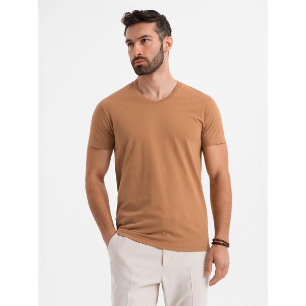 Ombre Clothing Maglietta Da Uomo A Maniche Corte Mario Marrone Xl-image
