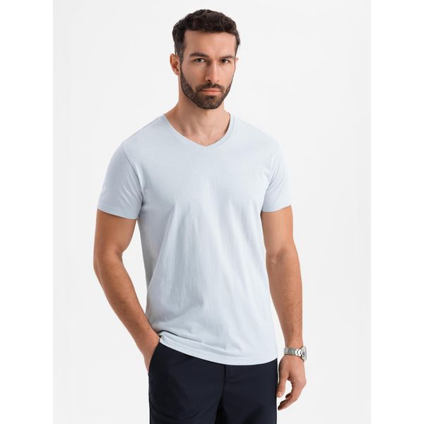 Ombre Clothing Maglietta Da Uomo A Maniche Corte Mario Grigio Melange Xxl-image