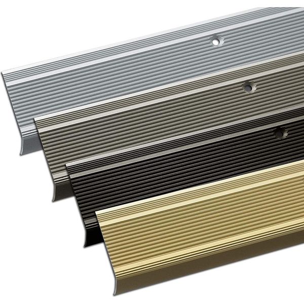 Profilo A Gradini Integrale Incl. Materiale Di Montaggio Forma A L 30X20 Mm Lunghezza: 100 Cm Preforato Argento-image