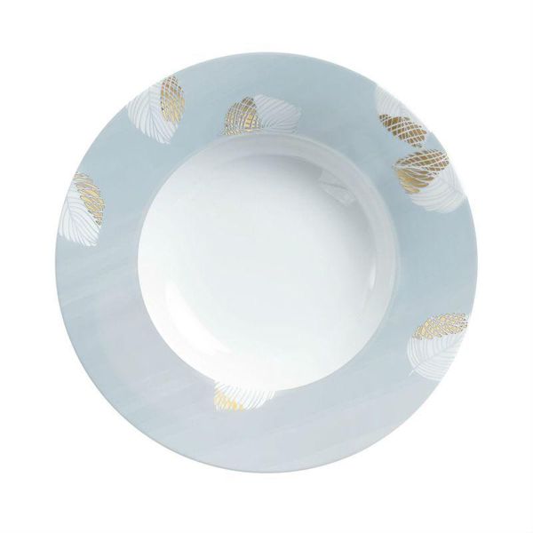 Kahla Magic Grip Piatto Da Tavola Per Zuppa Piatto Profondo Foglia D'oro Porcellana 24 Cm-image