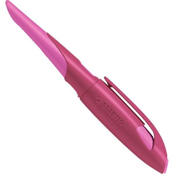 Stabilo 5013/5-41 Stabilo Penna Stilografica Easybirdy L, Per Mancini, Bacche/Rosa-image
