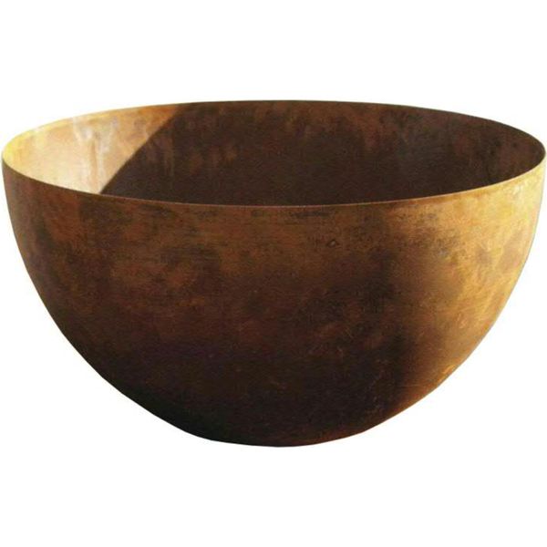Ciotola Vintage Per La Decorazione Del Giardino Grande - Ciotola Per L'acqua Ciotola Per La Decorazione Del Giardino Ruggine-image