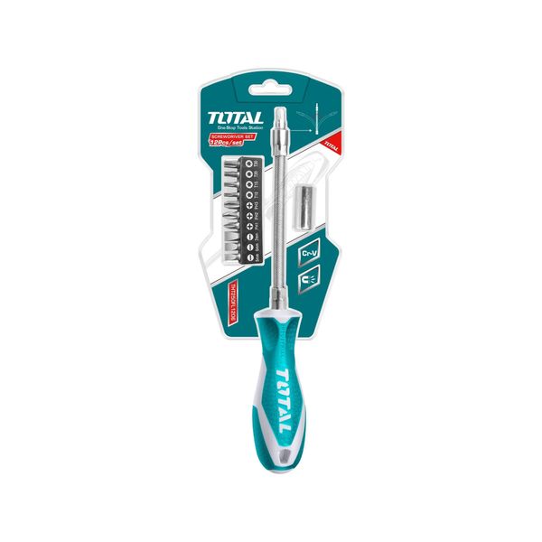 Cacciavite Con Punte Total THT250FL1206 Cacciavite Con Punte, Set Di 12, Crv-image