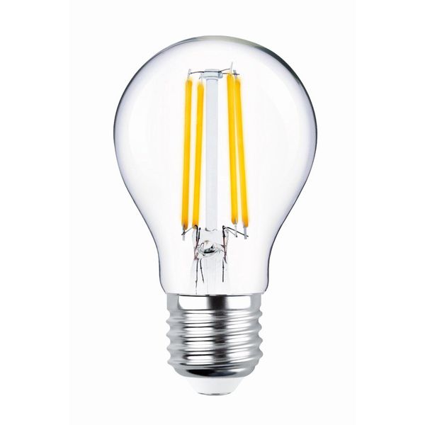 Lampada A Filamento E27 4W Led Lampadina Vintage 470 Lm Bianco Caldo 2700K A60 Trasparente 3X Pezzi-image