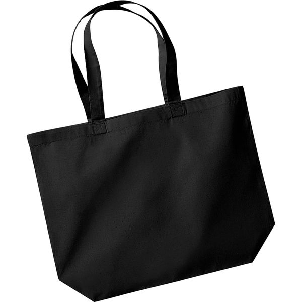 Westford Mill - Borsa Della Spesa "Premium"", Cotone Organico RW7507 (Taglia Unica) (Nero)"-image