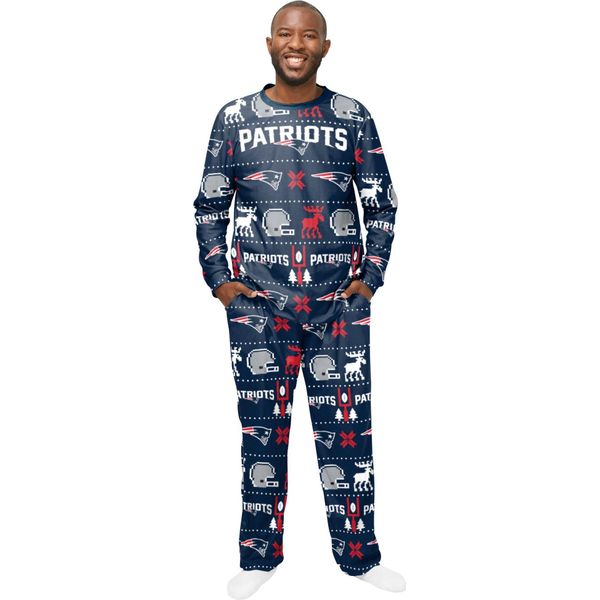 Pigiama Invernale Nfl Xmas Schlafanzug New England Patriots - S-image