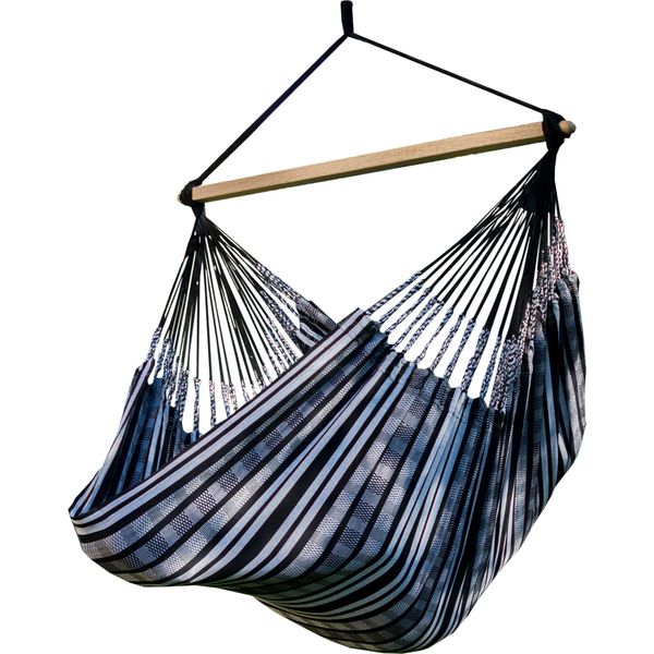 Sedia Pensile Potenza 160X115 Cm Sedia Pensile Pereira L, Seduta Pensile Fino A 130 Kg Realizzata A Mano In Cotone Amaca A Dondolo-image