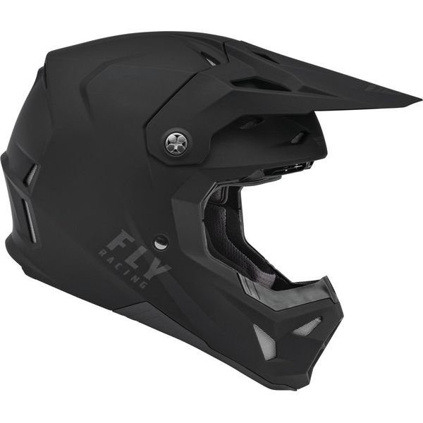 Fly Racing Formula Cp Casco Da Motocross Solido, Nero Opaco, 2XL (63/64)-image
