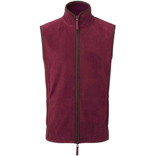 Premier - Gilet "Artisan"" Da Uomo PC4582 (M) (Bordeaux/Marrone)"-image