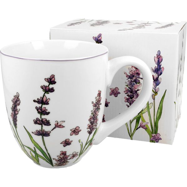 Duo Floral Xxl Tazza 1000 Ml Classic Lavender Nuova Porcellana Bone China-image