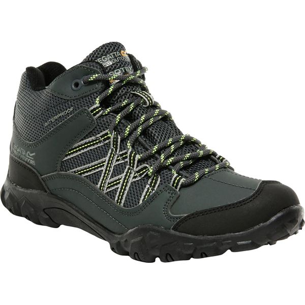Regatta - Stivali Da Bambino "Edgepoint"" RG5354 (28 Eu) (Grigio/Verde/Lime)"-image