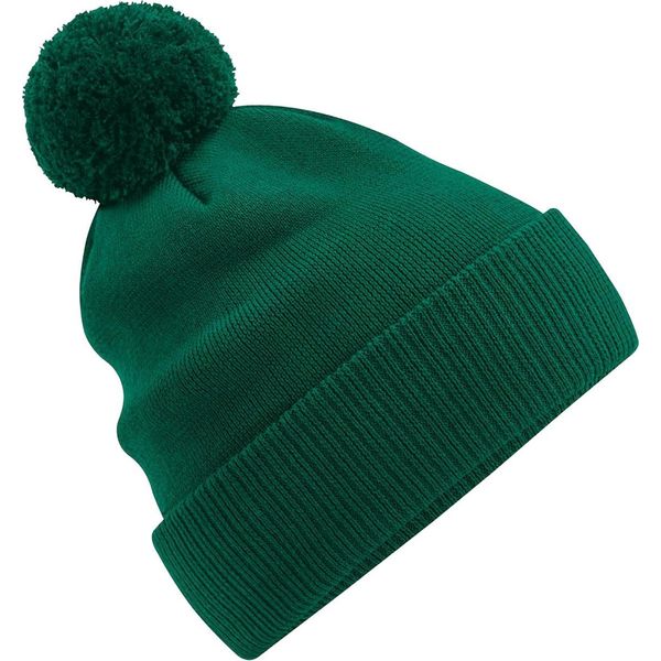 Beechfield - Berretto "Snowstar"" Per Uomo/Donna Unisex RW8277 (Taglia Unica) (Verde Bottiglia)"-image