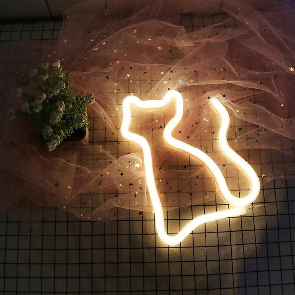 Forever Light Neon Led Cat Bianco Caldo - FLNE03-image