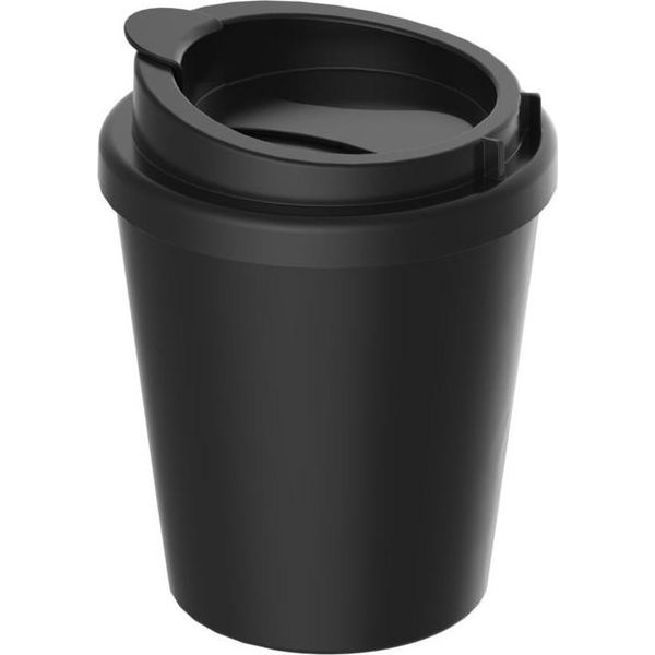 Premiumplus Coffee Mug 250 Ml - Tazza Da Caffè In Plastica A Doppia Parete Con Coperchio, Germany, Da Viaggio - Nero-image