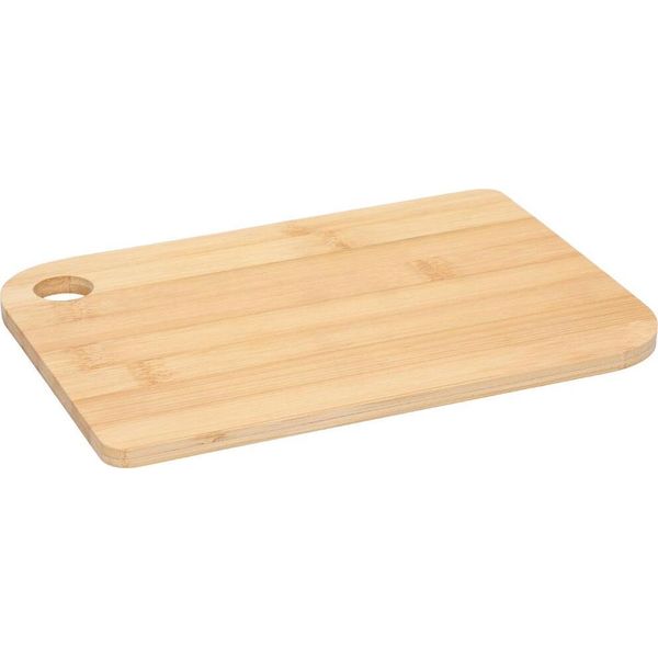 Tagliere "Bamboo"" - Lo Spessore Di 8 Mm è Adatto Ai Coltelli E Robusto - Tagliere In Legno Con Pratico Foro Per L'impugnatura - Naturale"-image