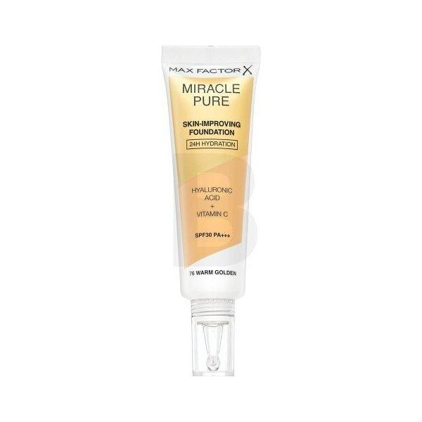 Max Factor Miracle Pure Skin Trucco Idratante A Lunga Durata 76 Warm Golden 30 Ml-image