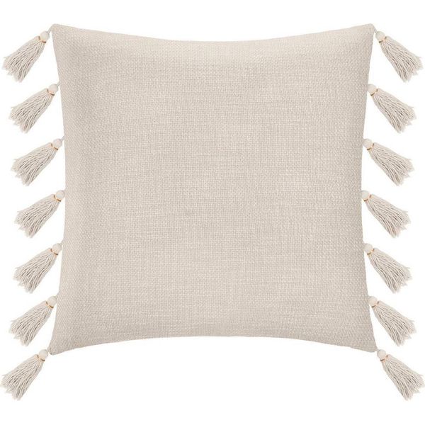 Cuscino "Gyspy"" In Cotone Color Avorio 50X50 Cm - Atmosphera CréAteur D'intéRieur"-image
