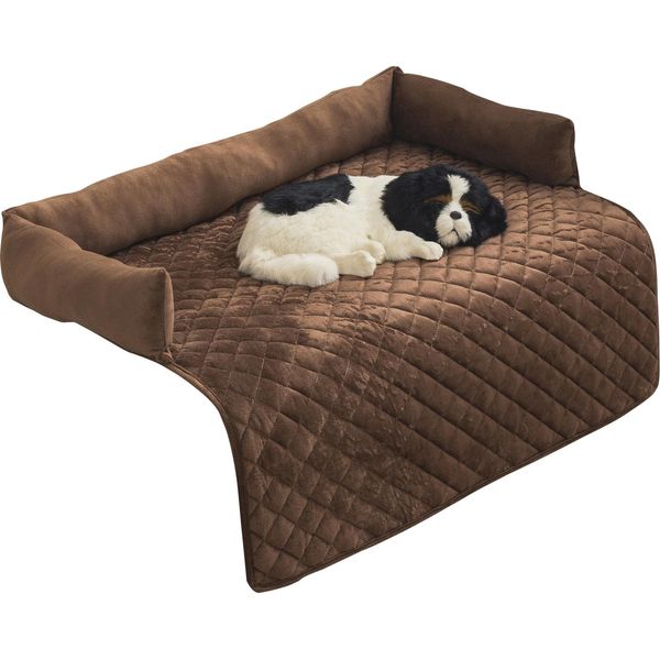 Coperta Per Cani, Coperta Per Cani Fatta A Mano, Tappetino Per Cani, Tappetino Per Animali, Protezione Antiscivolo Per Cani E Gatti (Marrone, 75X120 Cm)-image