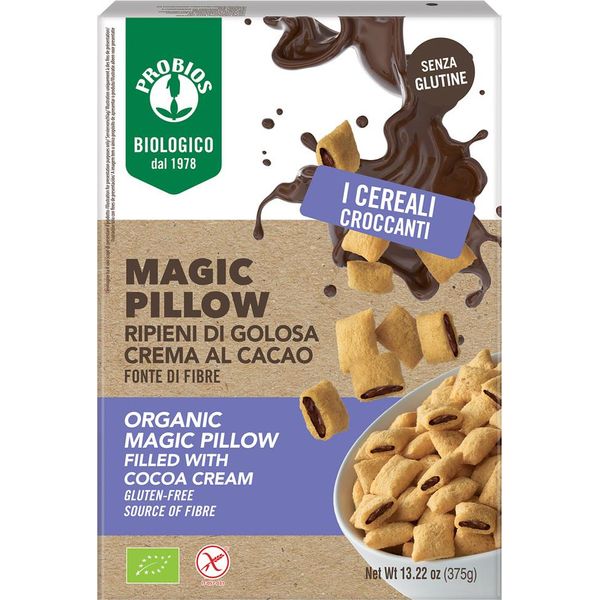 Cuscino Croccante Probios Con Ripieno Di Crema Al Cacao Biologico 375G-image