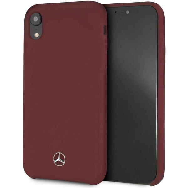 Mercedes Mehci61Silre Iphone Xrczerwony/Rosso Linea Custodia Rigida In Silicone-image