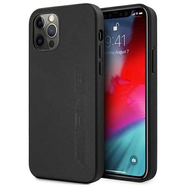 Amg Amhcp12Ldolbk Iphone 12 Pro Max6.7 Nero/Nero Custodia Rigida In Pelle Stampata A Caldo-image