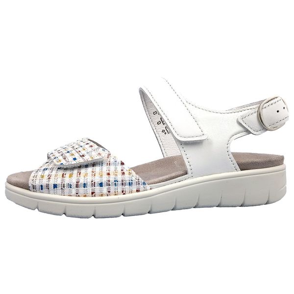 Semler Scarpe Da Donna Sandali Comodo Sandalo Bianco Tempo Libero, Misura Della Scarpa: Eur 41 | Uk 7-image