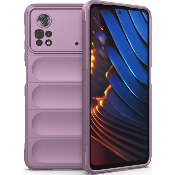 Xiaomi Poco X4 Pro 5G Custodia, Custodia Protettiva In Silicone Tpu Morbido Antiurto Per Xiaomi Poco X4 Pro 5G Viola-image