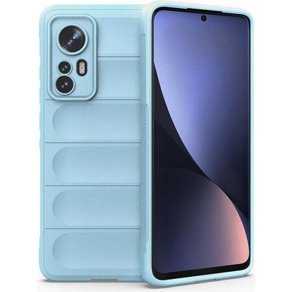 Custodia Xiaomi 12 / 12X, Custodia Protettiva In Silicone Tpu Morbido Antiurto Per Xiaomi 12/Xiaomi 12X Blu-image