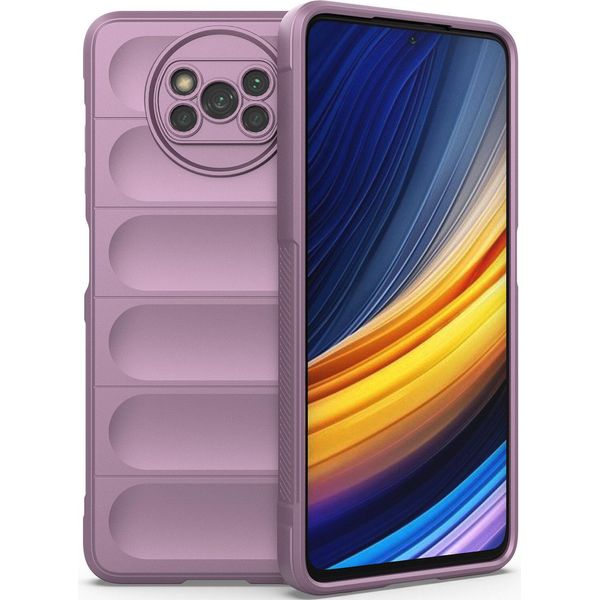 Xiaomi Poco X3 Custodia, Morbido Tpu Silicone Antiurto Antiscivolo Custodia Protettiva Per Xiaomi Poco X3 Nfc / X3 Pro Viola-image