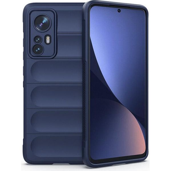 Custodia Xiaomi 12 / 12X, Custodia Protettiva In Silicone Tpu Morbido Antiurto Per Xiaomi 12/Xiaomi 12X Blu Scuro-image