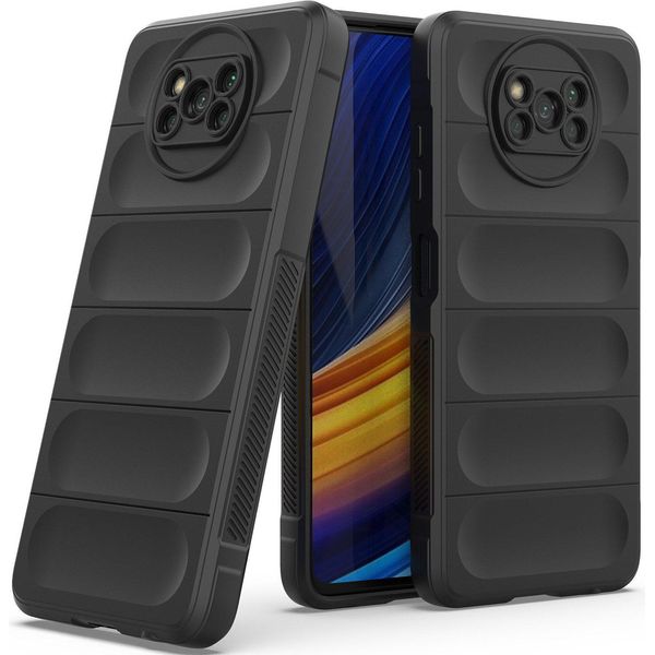 Custodia Xiaomi Poco X3, Custodia Protettiva In Silicone Tpu Morbido Antiurto Per Xiaomi Poco X3 Nfc / X3 Pro Nero-image