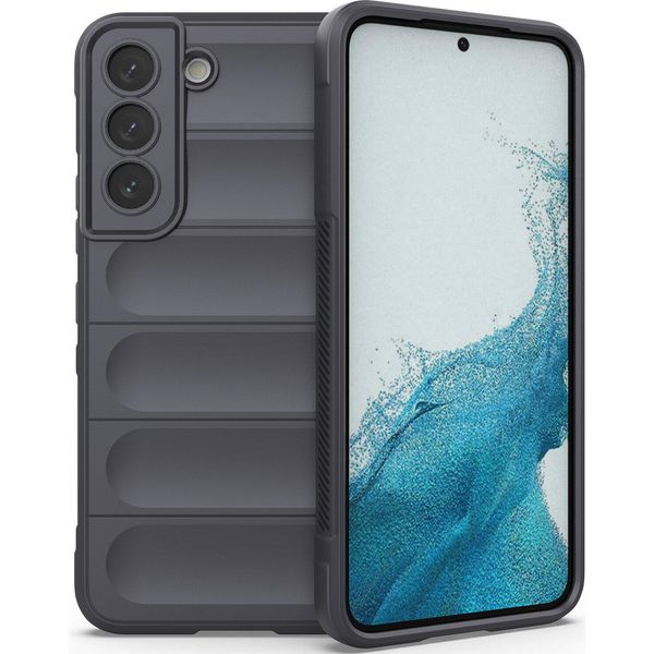 Custodia Per Samsung Galaxy S23+ Custodia Protettiva In Silicone Tpu Morbido Antiurto Grigio Scuro-image