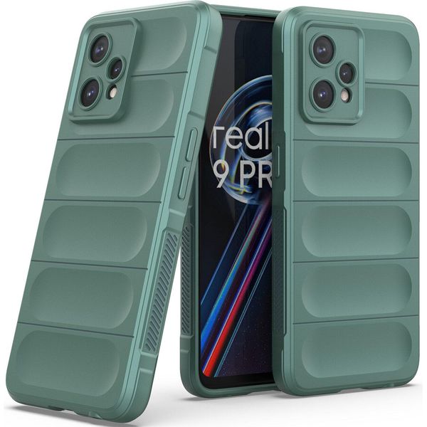 Oppo Realme 9 Pro+ Custodia, Custodia Protettiva In Silicone Tpu Morbido Antiurto Per Oppo Realme 9 Pro+ Verde-image