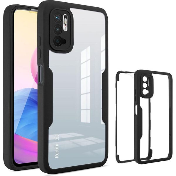 Xiaomi Poco M3 Pro 5G Case, Protezione Completa A 360° Con Protezione Del Display Integrata Per Xiaomi Poco M3 Pro 5G Nero-image