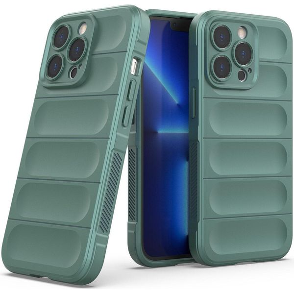 Custodia Iphone 13 Pro Max, Custodia Protettiva In Silicone Tpu Morbido Antiurto Per Iphone 13 Pro Max Verde-image
