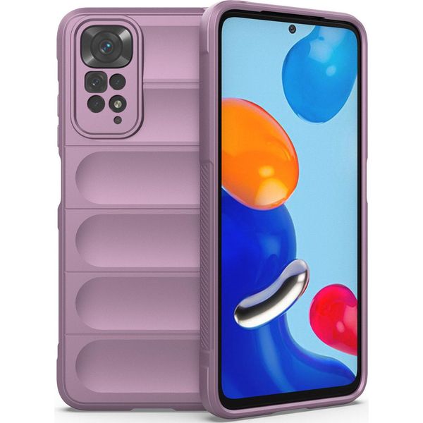 Custodia Redmi Note 11S, Custodia Protettiva In Silicone Tpu Morbido Antiurto Per Xiaomi Redmi Note 11 / Note 11S Viola-image