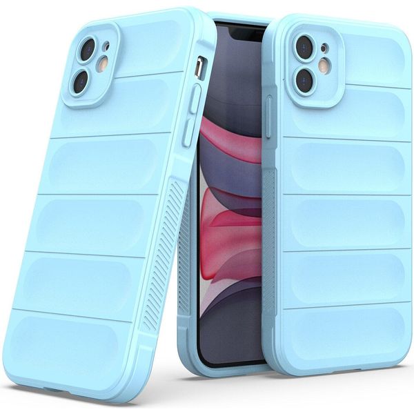 Custodia Iphone 11, Custodia Protettiva Antiurto In Silicone Tpu Morbido Per Iphone 11 Blue-image