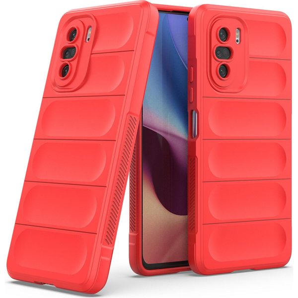 Xiaomi Poco F3 Custodia, Custodia Protettiva In Silicone Tpu Morbido Antiurto Per Xiaomi Poco F3 Rosso-image