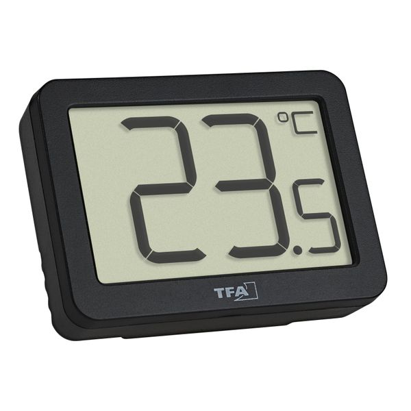 Tfa Dostmann Digitales Thermometer Thermometer Schwarz (30.1065.01)-image