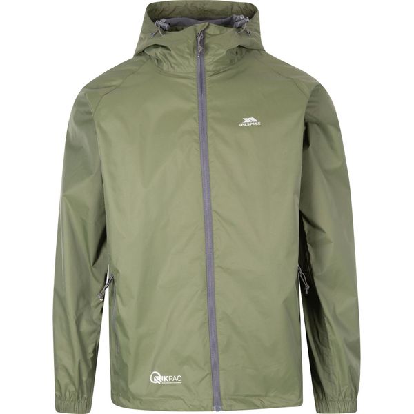 Trespass - Giacca "Qikpac"", Impermeabile Per Uomo/Donna Unisex TP433 (2XS) (Verde Muschio)"-image