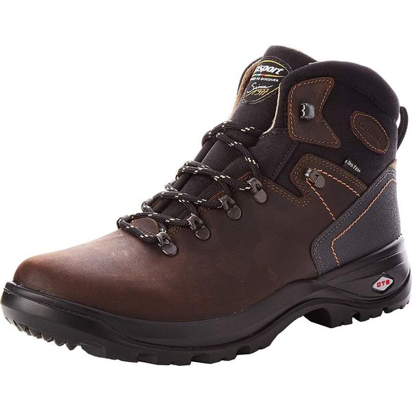 Grisport - Scarpe Da Trekking Per Bambini "Pennine"", Pelle Cerata GS136 (36 Eu) (Marrone)"-image