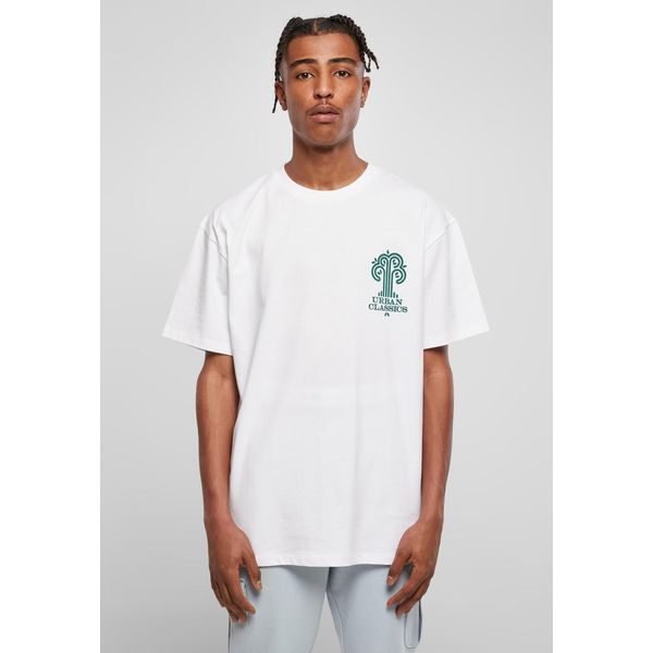 Maglietta Urban Classics Organic Tree Logo Tee Bianca - L-image
