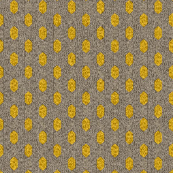 Profhome 369732-GU Leggermente Goffrato Opaco Giallo Grigio Marrone 5,33 M2-image