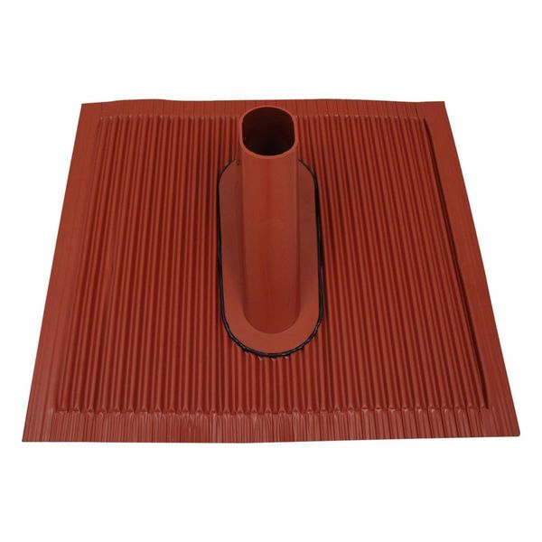 Televes Tegole In Alluminio Rosse Per Pali Fino A 60 Mm 50X45 Cm ABZ60R-image