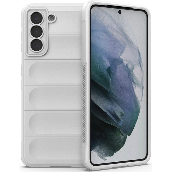 Custodia Samsung S21 5G, Custodia Protettiva In Silicone Tpu Morbido Antiurto Per Samsung Galaxy S21 5G Bianco-image