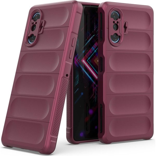 Xiaomi Redmi K40 Gaming Case, Custodia Protettiva In Silicone Tpu Morbido Antiurto Per Xiaomi Poco F3 Gt/Redmi K40 Gaming Burgundy-image