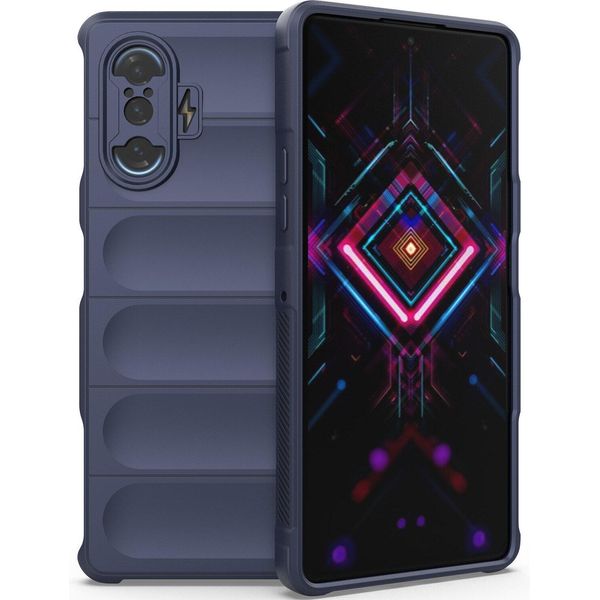Xiaomi Redmi K40 Gaming Case, Custodia Protettiva In Silicone Tpu Morbido Antiurto Per Xiaomi Poco F3 Gt/Redmi K40 Gaming Blu Scuro-image