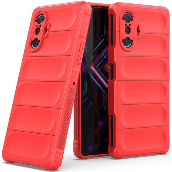 Xiaomi Redmi K40 Gaming Case, Custodia Protettiva In Silicone Tpu Morbido Antiurto Per Xiaomi Poco F3 Gt/Redmi K40 Gaming Rosso-image