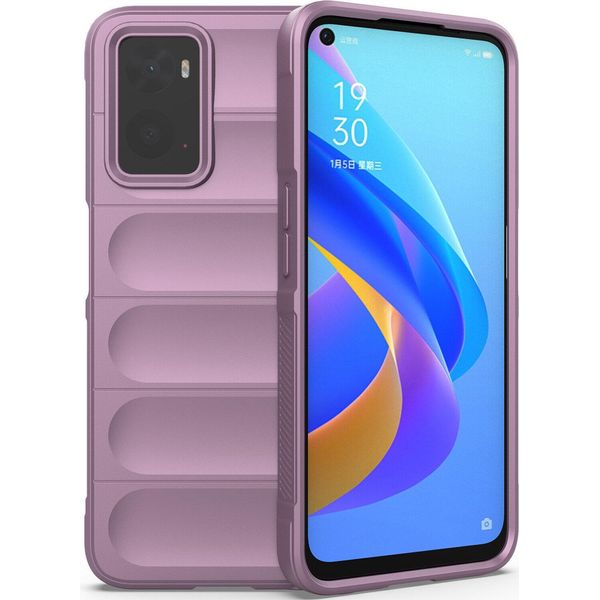 Custodia Oppo A36, Custodia Protettiva In Silicone Tpu Morbido Antiurto Per Oppo A36 4G/A76 4G/Realme 9I Viola-image