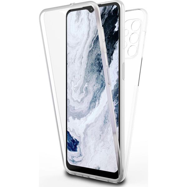 Per Samsung Galaxy A13 - Clear 360° Copertura Protettiva Antigiallo Custodia Robusta-image